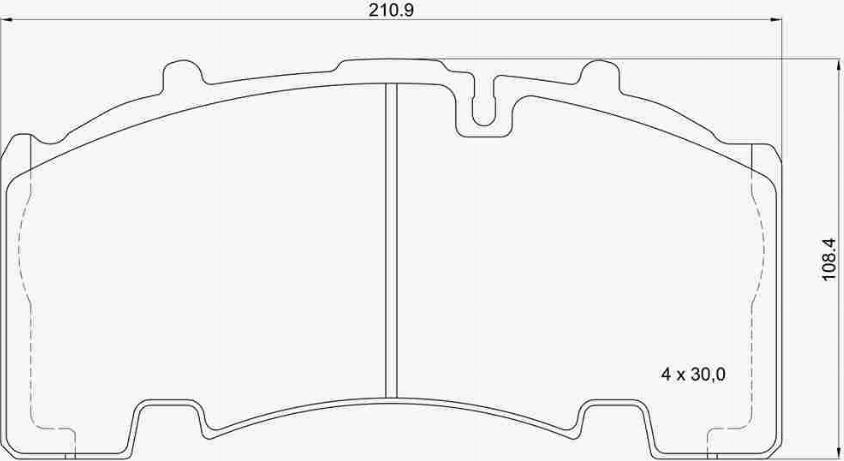 Brembo P A1 101 - Bremžu uzliku kompl., Disku bremzes ps1.lv