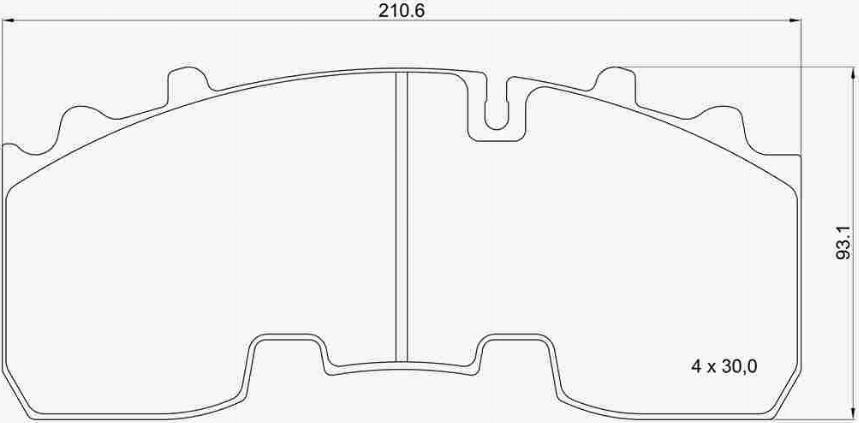 Brembo P A1 102 - Bremžu uzliku kompl., Disku bremzes ps1.lv