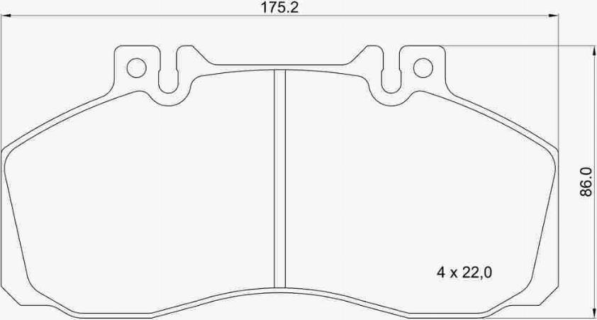 Brembo P B4 007 - Bremžu uzliku kompl., Disku bremzes ps1.lv