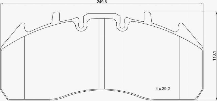 Brembo P B7 003 - Bremžu uzliku kompl., Disku bremzes ps1.lv