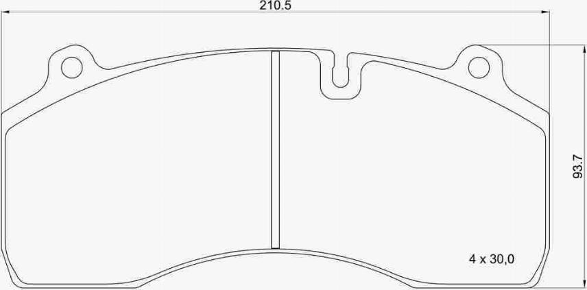 Brembo P C7 004 - Bremžu uzliku kompl., Disku bremzes ps1.lv