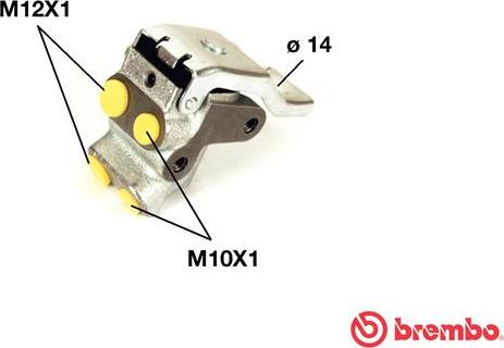 Brembo R 68 008 - Bremžu spēka regulators ps1.lv