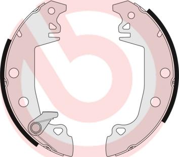 Brembo S 61 511 - Bremžu loku komplekts ps1.lv