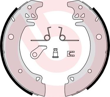 Brembo S 61 533 - Bremžu loku komplekts ps1.lv