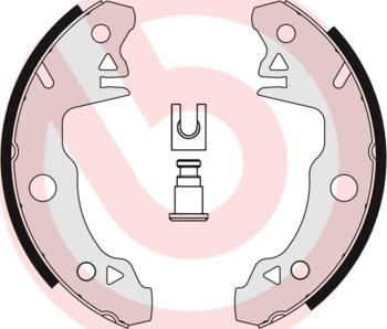 Brembo S 68 527 - Bremžu loku komplekts ps1.lv