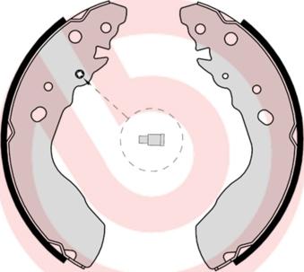 Brembo S 79 522 - Bremžu loku komplekts ps1.lv