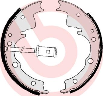 Brembo S A6 505 - Bremžu loku komplekts ps1.lv