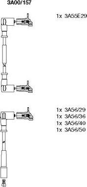 Bremi 3A00/157 - Augstsprieguma vadu komplekts ps1.lv