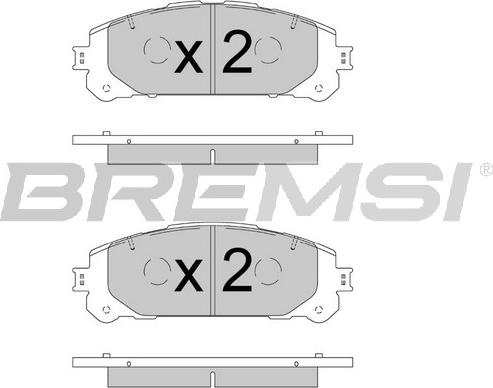 Bremsi BP3908 - Bremžu uzliku kompl., Disku bremzes ps1.lv