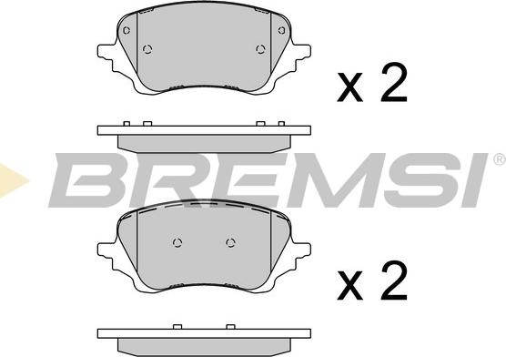 Bremsi BP3918 - Bremžu uzliku kompl., Disku bremzes ps1.lv