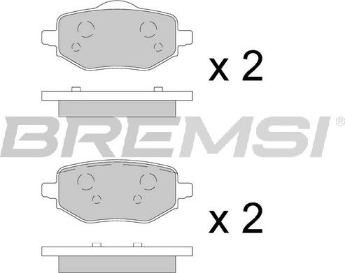 Bremsi BP3912 - Bremžu uzliku kompl., Disku bremzes ps1.lv