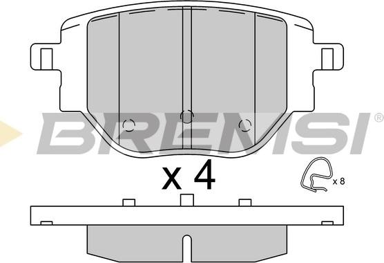 Bremsi BP3917 - Bremžu uzliku kompl., Disku bremzes ps1.lv