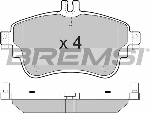 Bremsi BP3497 - Bremžu uzliku kompl., Disku bremzes ps1.lv