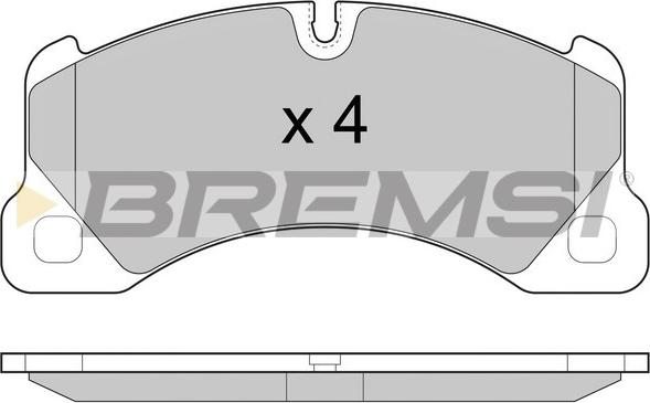 Bremsi BP3457 - Bremžu uzliku kompl., Disku bremzes ps1.lv