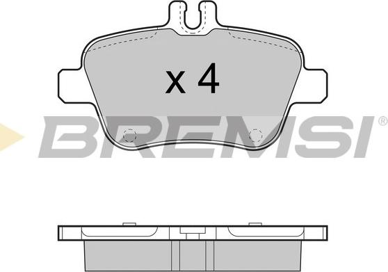 Bremsi BP3469 - Bremžu uzliku kompl., Disku bremzes ps1.lv