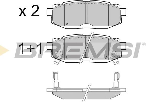 AISIN SS920-S - Bremžu uzliku kompl., Disku bremzes ps1.lv