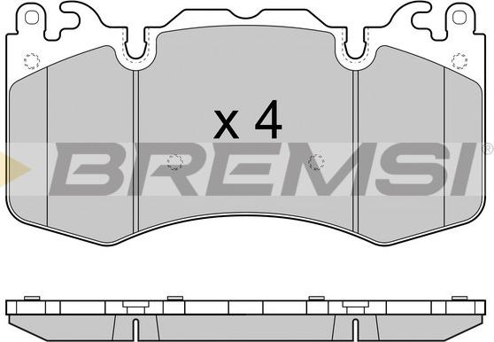 Bremsi BP3414 - Bremžu uzliku kompl., Disku bremzes ps1.lv