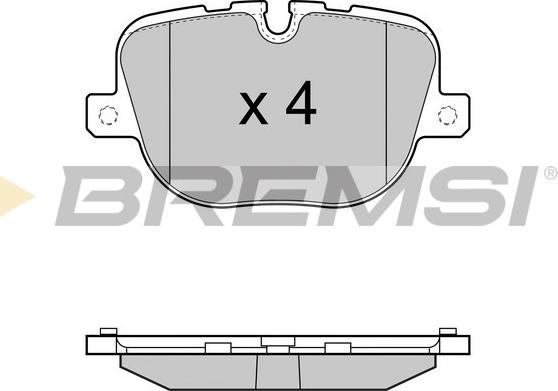 Bremsi BP3416 - Bremžu uzliku kompl., Disku bremzes ps1.lv