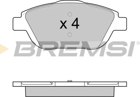 Bremsi BP3428 - Bremžu uzliku kompl., Disku bremzes ps1.lv