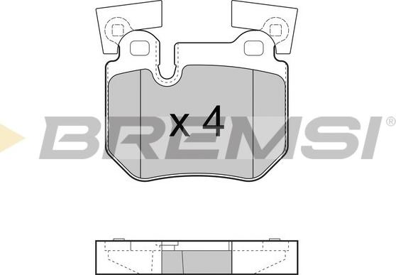 Bremsi BP3473 - Bremžu uzliku kompl., Disku bremzes ps1.lv