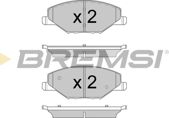 Bremsi BP3591 - Bremžu uzliku kompl., Disku bremzes ps1.lv