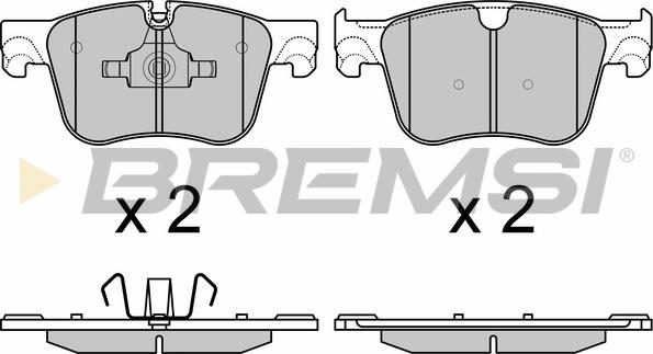 Bremsi BP3598 - Bremžu uzliku kompl., Disku bremzes ps1.lv