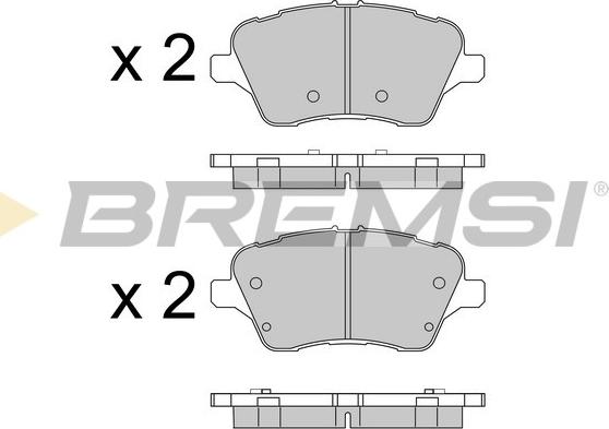 Bremsi BP3545 - Bremžu uzliku kompl., Disku bremzes ps1.lv