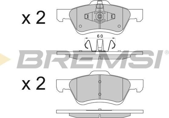 Bremsi BP3567 - Bremžu uzliku kompl., Disku bremzes ps1.lv