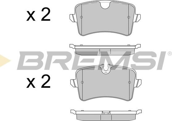 Bremsi BP3502 - Bremžu uzliku kompl., Disku bremzes ps1.lv