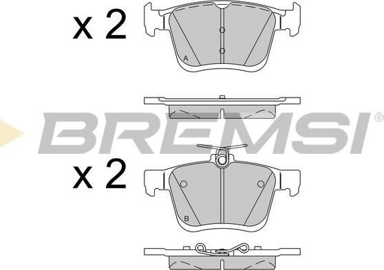 Bremsi BP3518 - Bremžu uzliku kompl., Disku bremzes ps1.lv