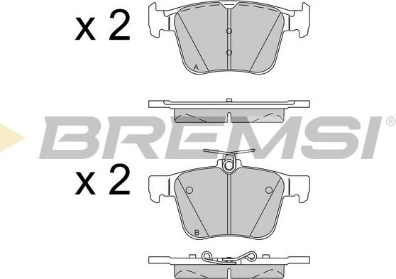 Bremsi BP3517 - Bremžu uzliku kompl., Disku bremzes ps1.lv