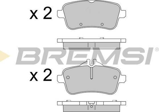 Bremsi BP3539 - Bremžu uzliku kompl., Disku bremzes ps1.lv