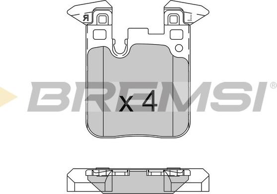 Bremsi BP3521 - Bremžu uzliku kompl., Disku bremzes ps1.lv