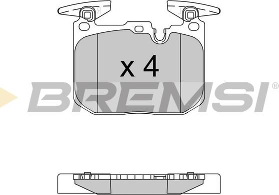 Bremsi BP3522 - Bremžu uzliku kompl., Disku bremzes ps1.lv