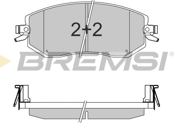 Bremsi BP3570 - Bremžu uzliku kompl., Disku bremzes ps1.lv