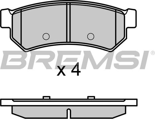 Bremsi BP3695 - Bremžu uzliku kompl., Disku bremzes ps1.lv