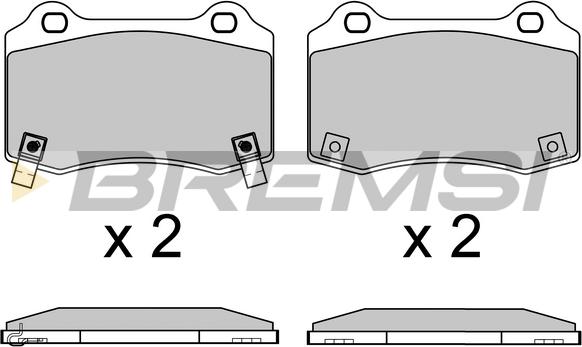 Bremsi BP3649 - Bremžu uzliku kompl., Disku bremzes ps1.lv