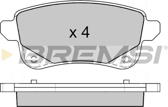 Bremsi BP3645 - Bremžu uzliku kompl., Disku bremzes ps1.lv