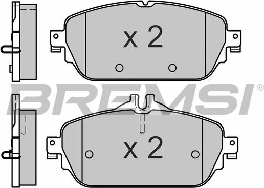 Bremsi BP3640 - Bremžu uzliku kompl., Disku bremzes ps1.lv