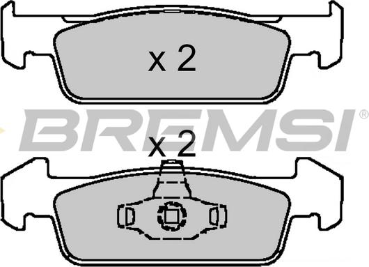 Bremsi BP3647 - Bremžu uzliku kompl., Disku bremzes ps1.lv