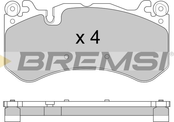 Bremsi BP3609 - Bremžu uzliku kompl., Disku bremzes ps1.lv