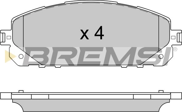 Bremsi BP3605 - Bremžu uzliku kompl., Disku bremzes ps1.lv