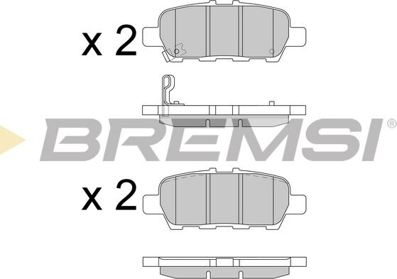 Bremsi BP3608 - Bremžu uzliku kompl., Disku bremzes ps1.lv