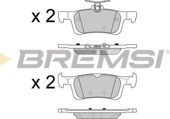 Bremsi BP3602 - Bremžu uzliku kompl., Disku bremzes ps1.lv