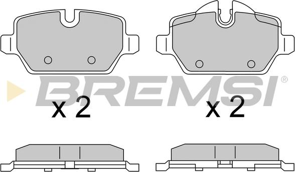 Bremsi BP3616 - Bremžu uzliku kompl., Disku bremzes ps1.lv