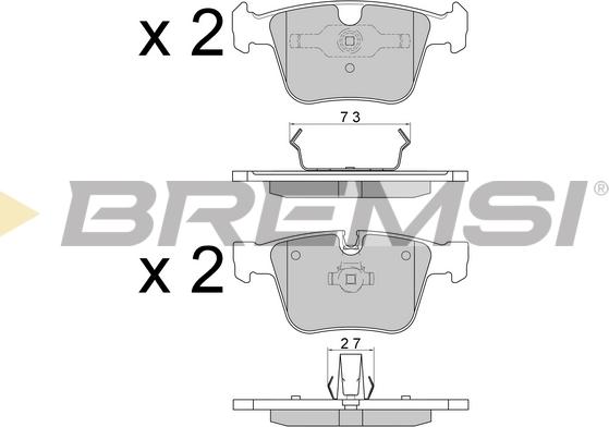 Bremsi BP3610 - Bremžu uzliku kompl., Disku bremzes ps1.lv