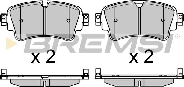 Bremsi BP3688 - Bremžu uzliku kompl., Disku bremzes ps1.lv