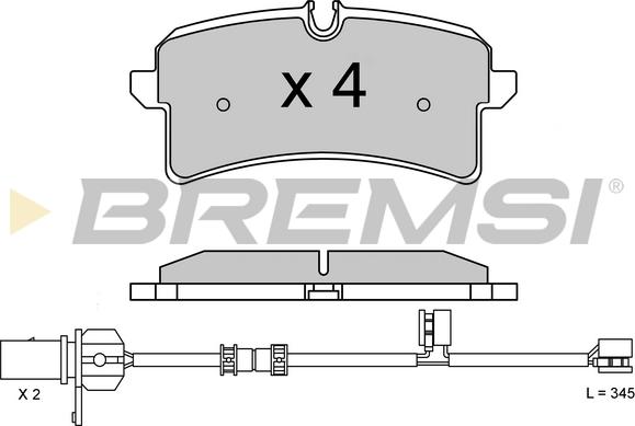 Bremsi BP3624 - Bremžu uzliku kompl., Disku bremzes ps1.lv