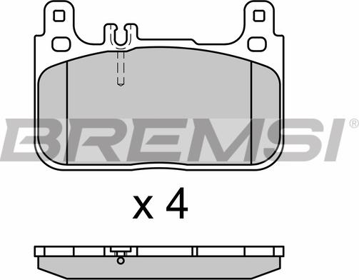 Bremsi BP3628 - Bremžu uzliku kompl., Disku bremzes ps1.lv