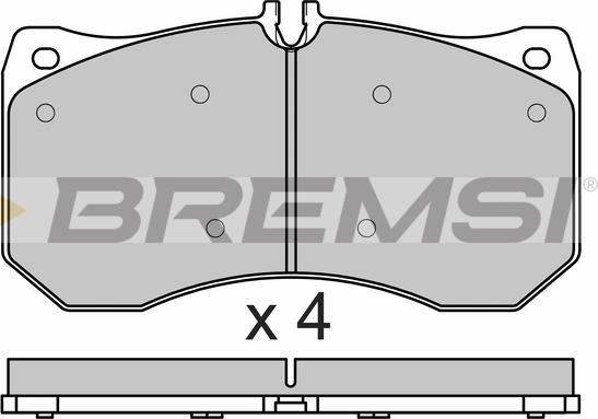 Bremsi BP3677 - Bremžu uzliku kompl., Disku bremzes ps1.lv